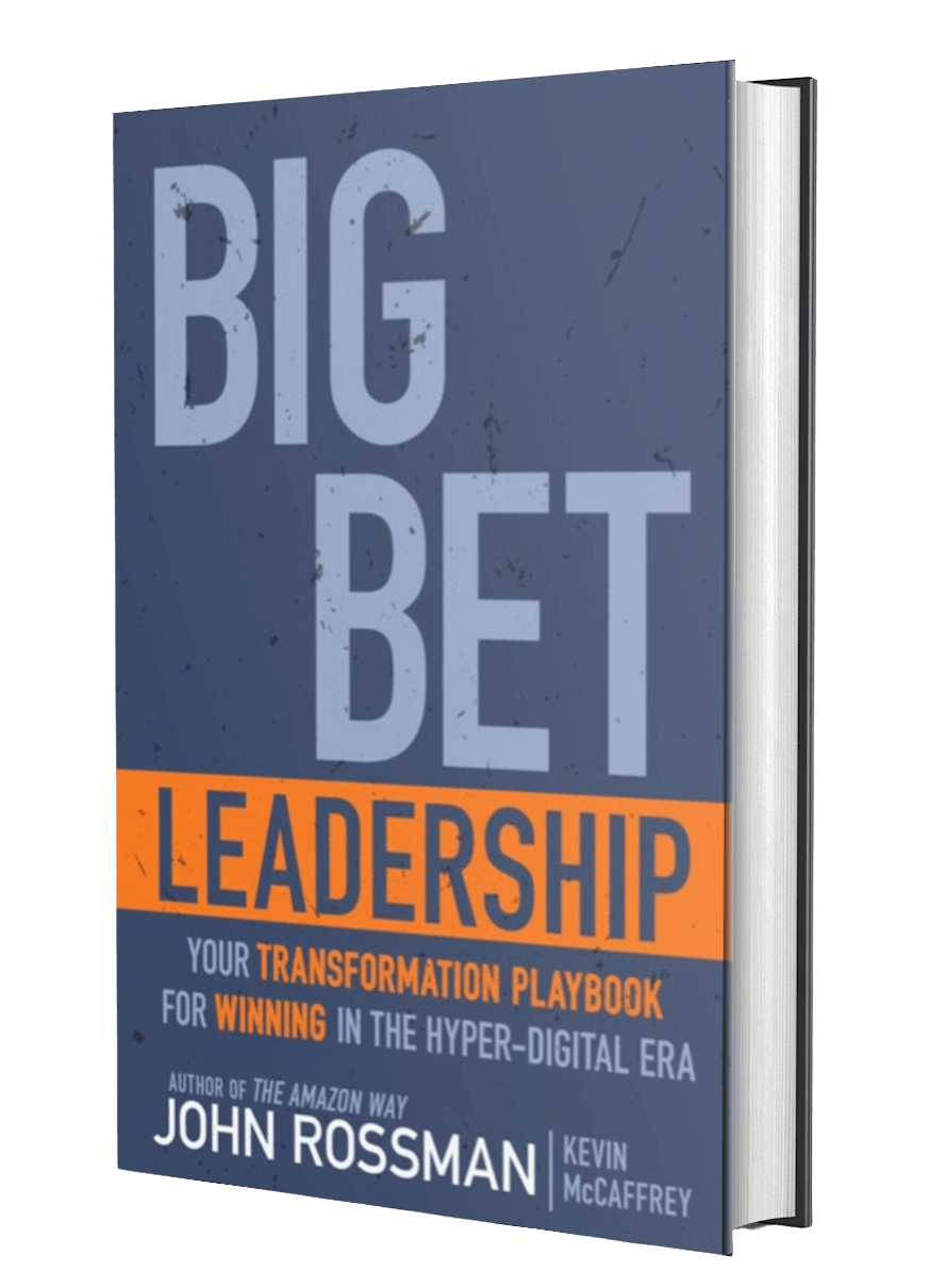An image of the Big Bet Leadership book.